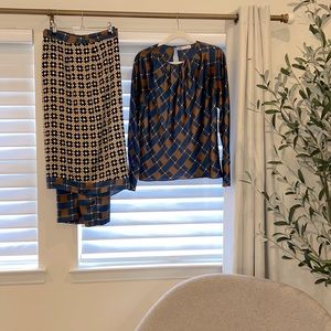 Zara collection: Moroccan inspired two piece outfit (silk)